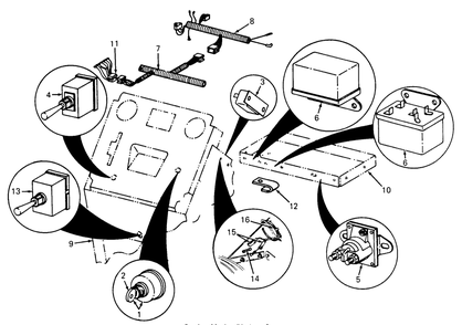 Part Location Diagram of 725-3116 Cub Cadet Diode Assembly